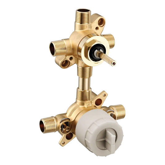 M-Core Transfer 1/2" CC/IPS Connection Includes Pressure Balancing Stops Volume Control