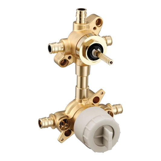 M-Core Transfer 1/2" Cold Expansion Pex Connection Includes Pressure Balancing Stops Volume Control