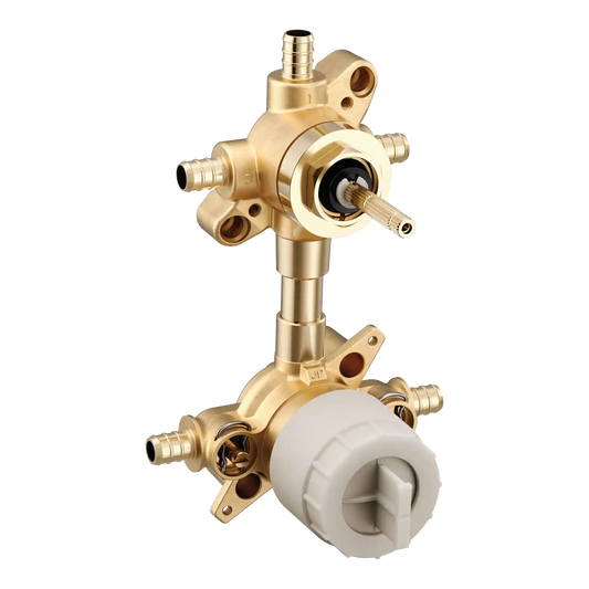 M-Core Transfer 1/2" Crimp Ring Pex Connection Includes Pressure Balancing Stops Volume Control
