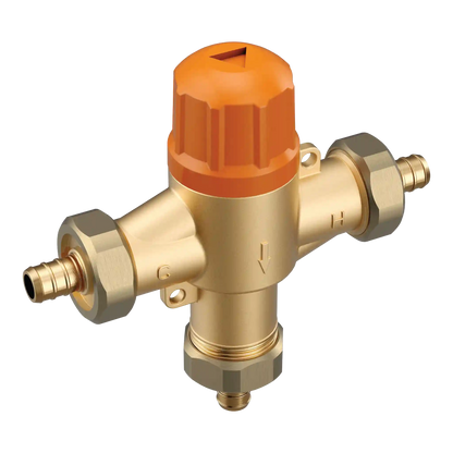 Commercial Parts and Accessories 1/2" Crimp Ring Pex Connection Includes Thermostatic
