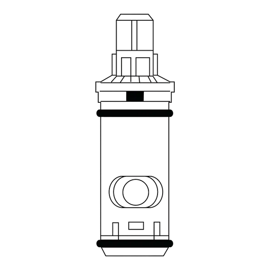 Moen 1248 Two-Handle Replacement Cartridge for High Flow Roman Tubs (Hot Or Cold and for 4999 Valve)
