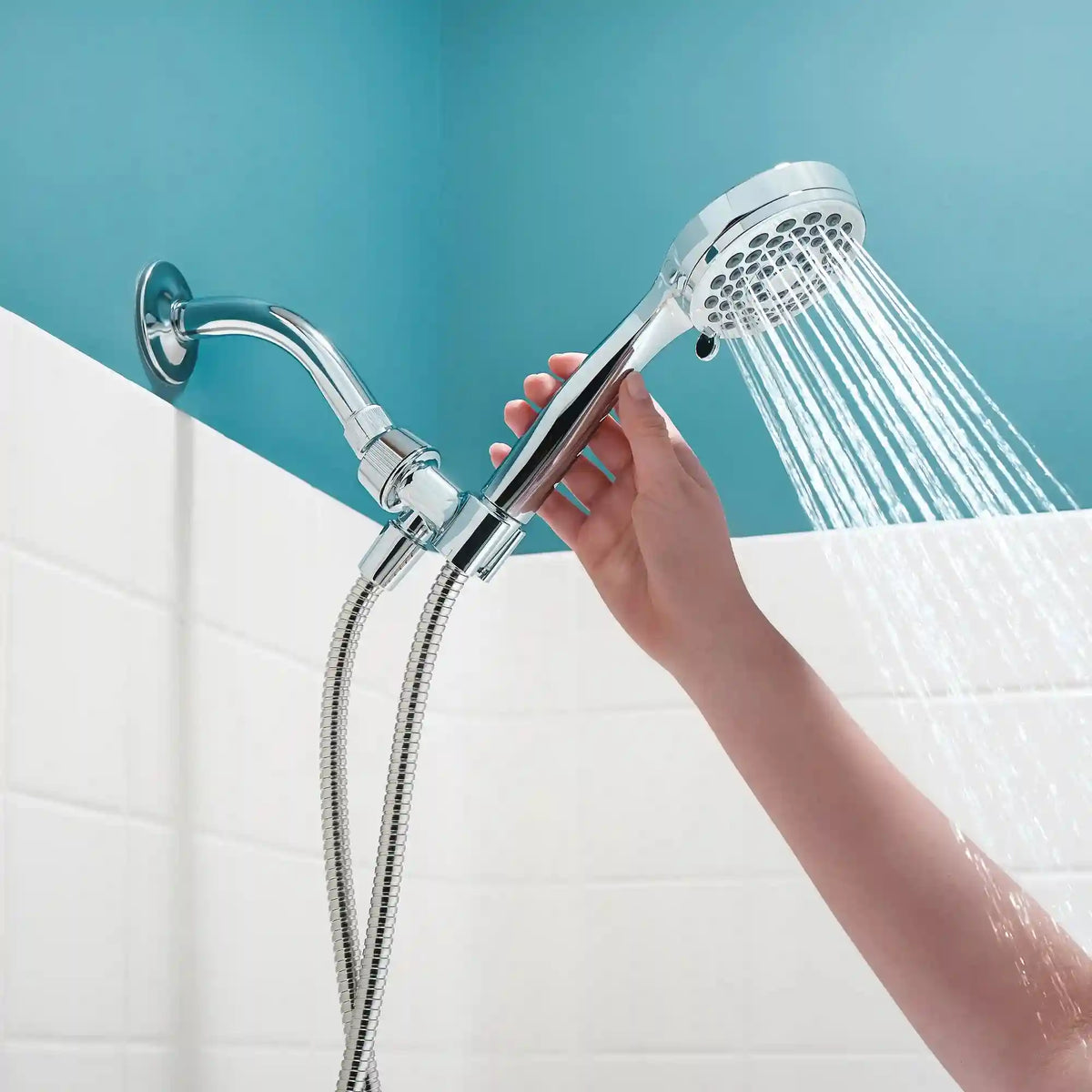 Eos Three-Function 3 3/4" Diameter Spray Head Handheld Shower