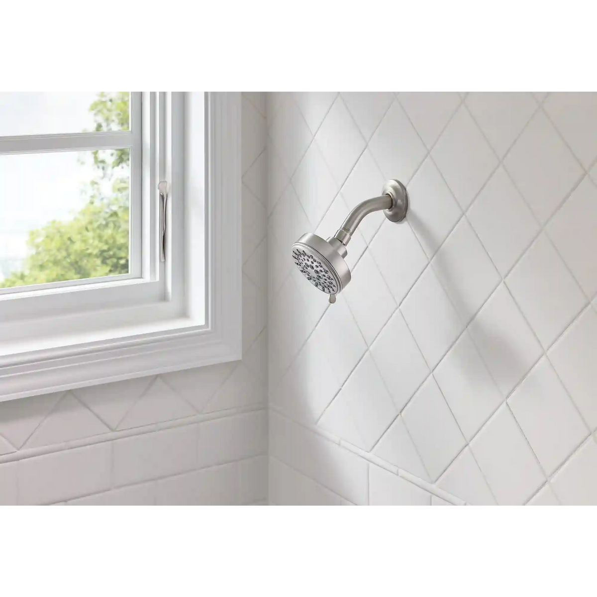 Ignite Five-Function 3 3/4" Diameter Spray Head Wallmount