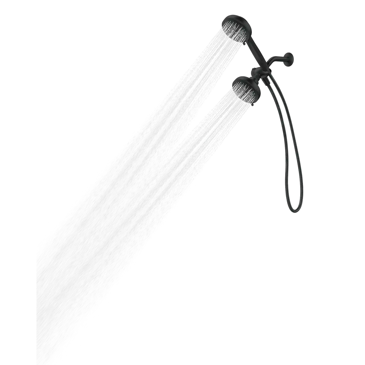 Hydro Energetix Eight-Function 4.75" Diameter Spray Head Standard with Handshower