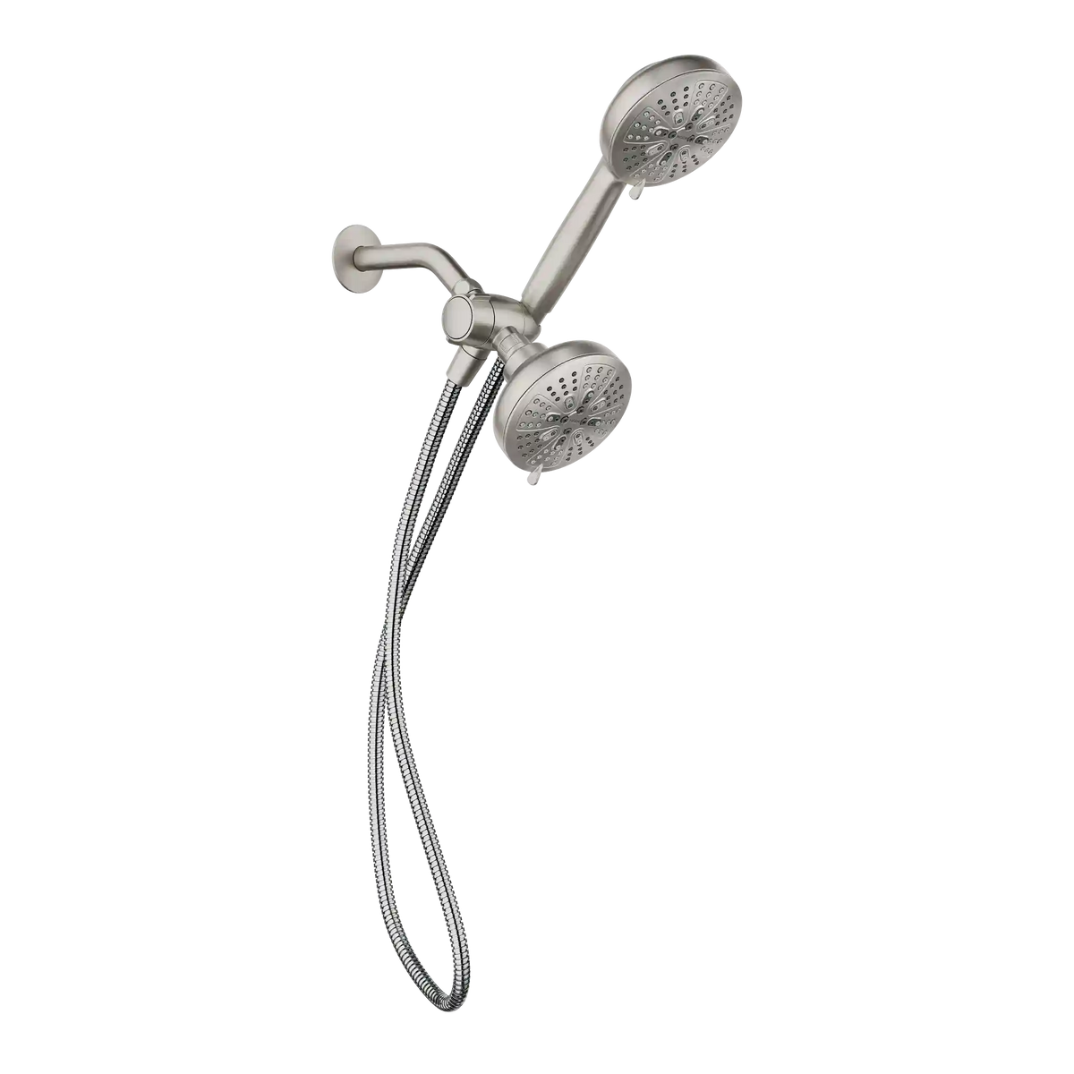 Hydro Energetix Eight-Function 4.75" Diameter Spray Head Standard with Handshower