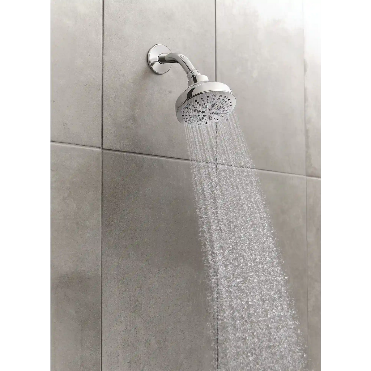 Hydro Energetix Eight-Function 5" Diameter Spray Head Standard