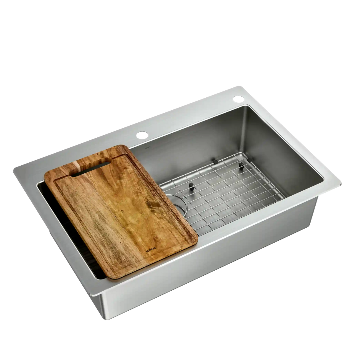 Islet 33"x22" Steel 18 Gauge Single Bowl Dual Mount Sink