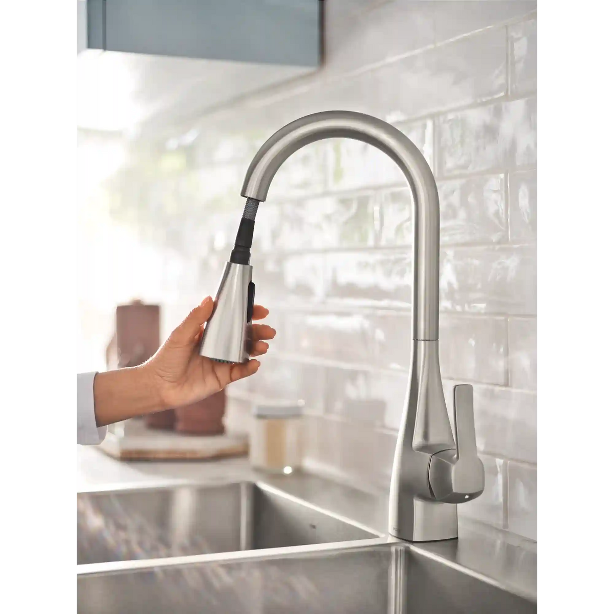 Kiran One-Handle High Arc Pulldown Kitchen Faucet