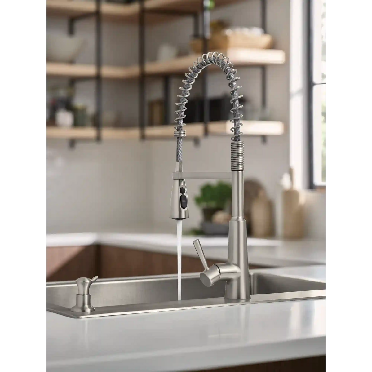 33" X 22" Stainless Steel 18 Gauge Single Bowl Dualmount Sink and Faucet Combination