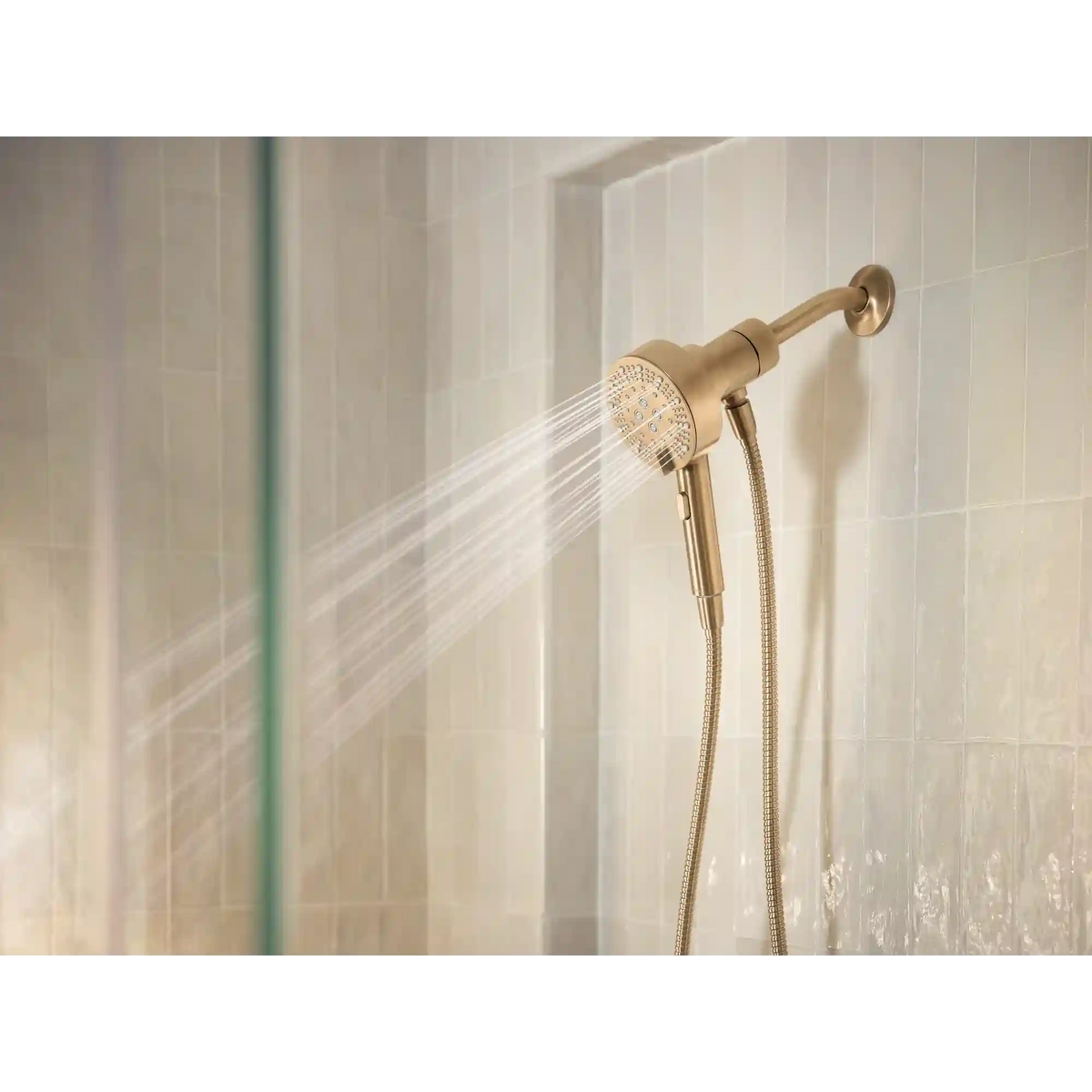 Magnetix Six-Function 4.25" Diameter Spray Head Handshower