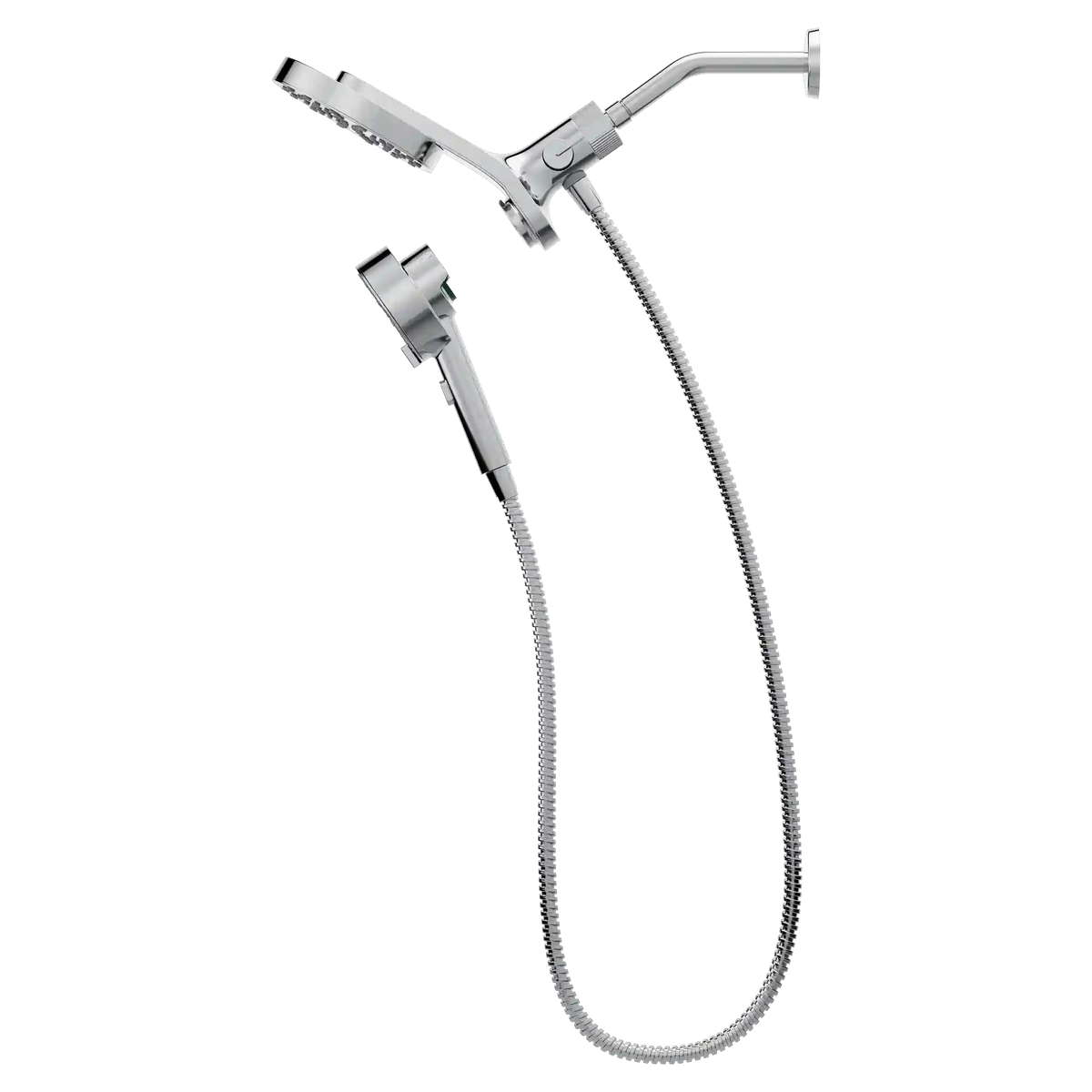 Magnetix Six-Function 6.7" Diameter Spray Head Standard with Handshower