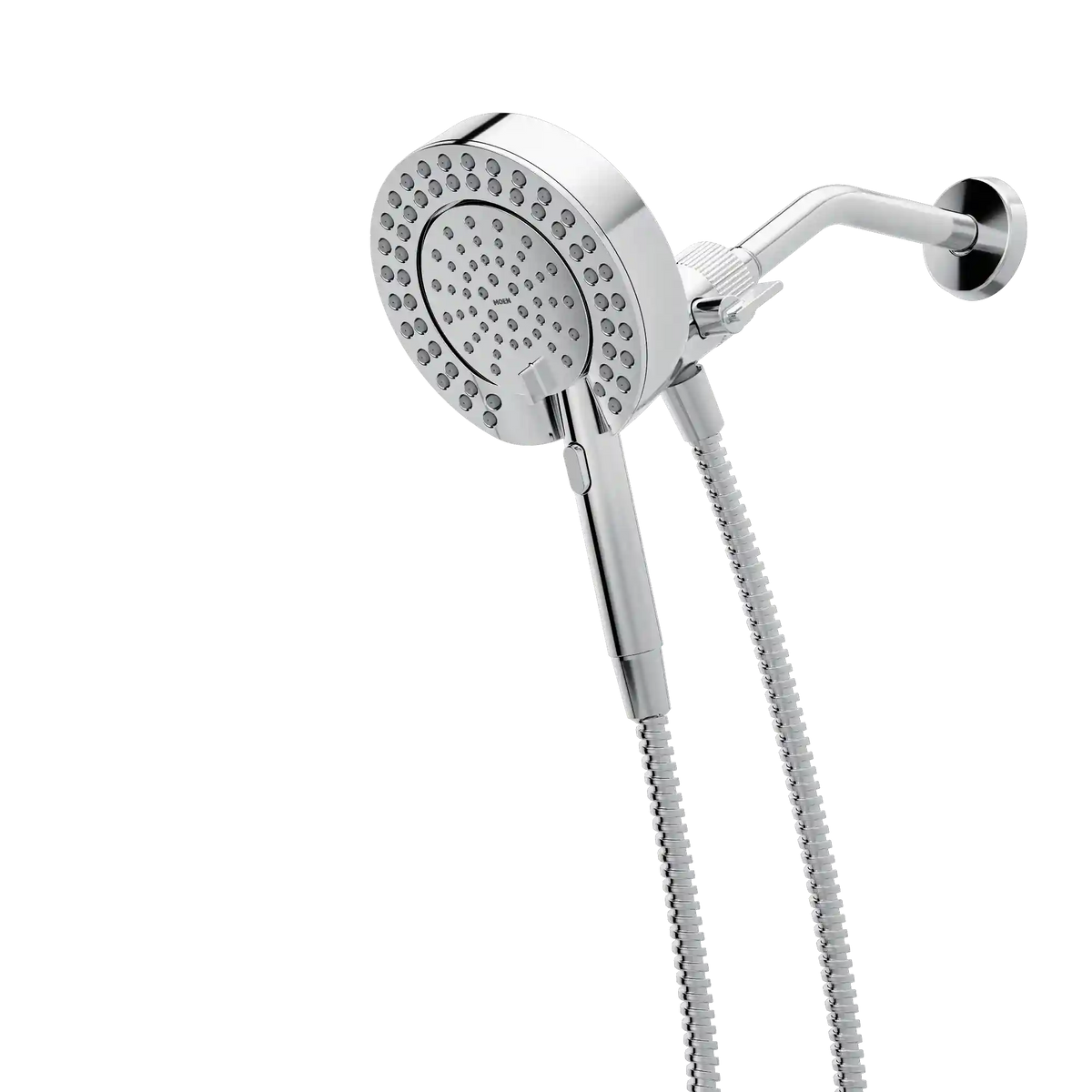 Magnetix Six-Function 6-1/2" Diameter Spray Head Standard with Handshower