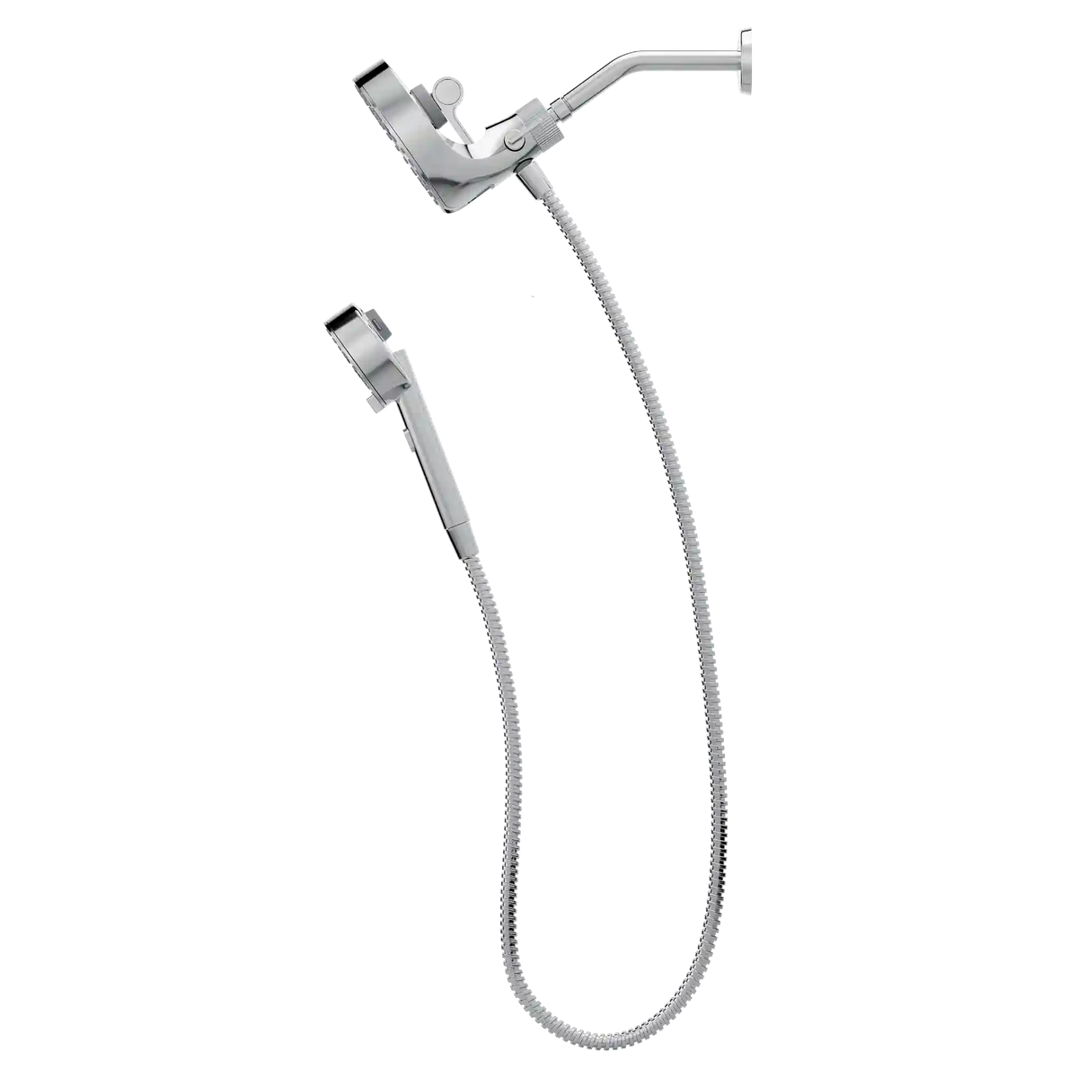 Magnetix Six-Function 6-1/2" Diameter Spray Head Standard with Handshower