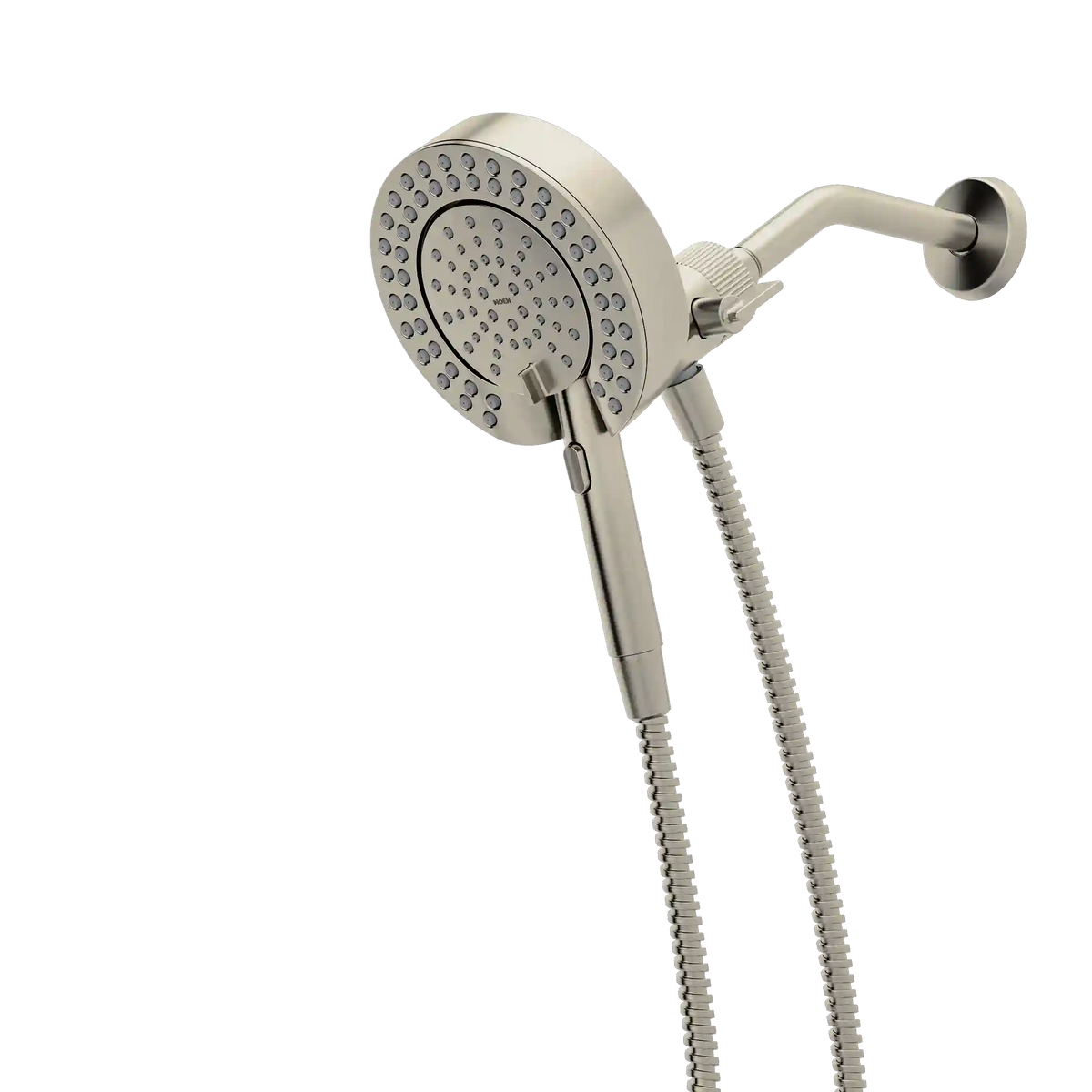 Magnetix Six-Function 6-1/2" Diameter Spray Head Standard with Handshower