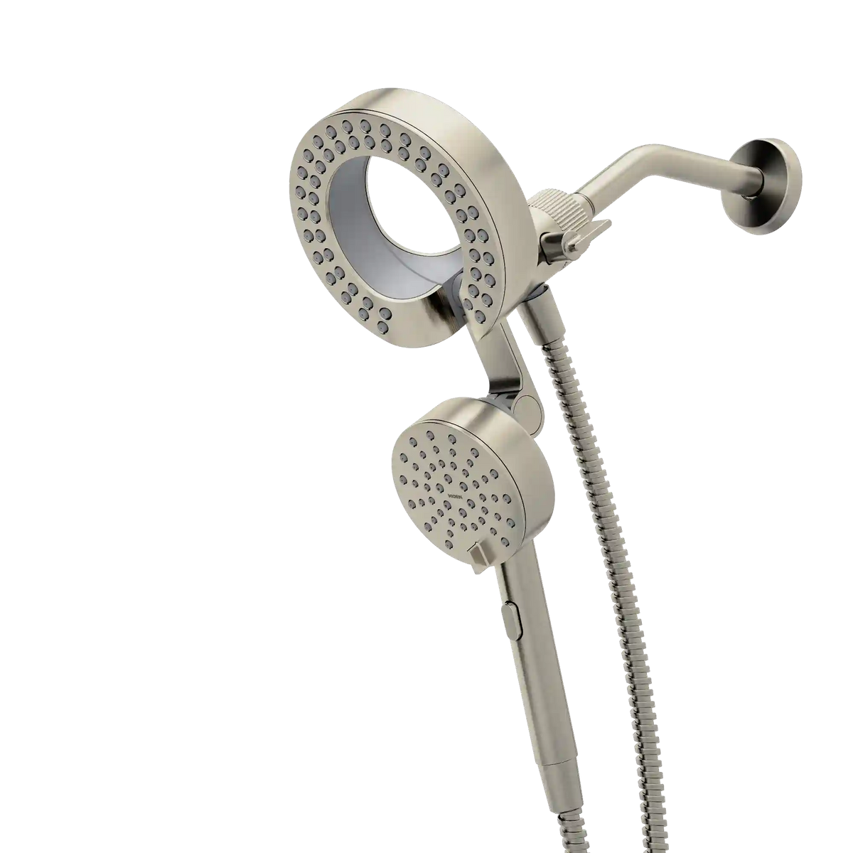 Magnetix Six-Function 6-1/2" Diameter Spray Head Standard with Handshower