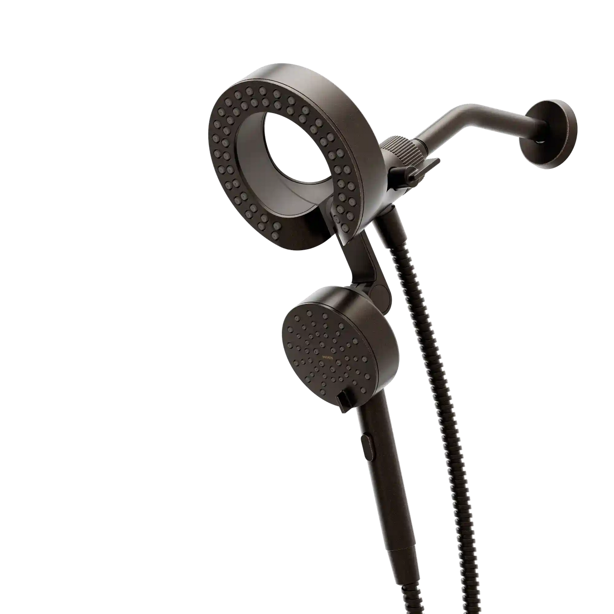 Magnetix Six-Function 6-1/2" Diameter Spray Head Standard with Handshower