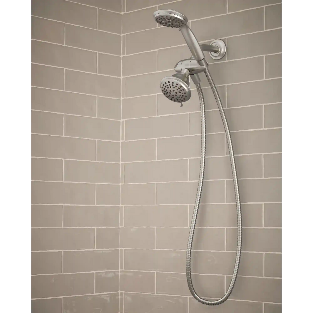 Attune Eight-Function 4.75" Diameter Spray Head Standard with Handshower