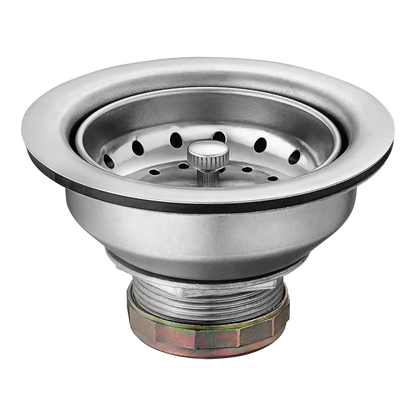 Moen Steel Drop-In Basket Strainer with Drain Assembly 3-1/2"