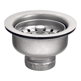 Moen Stainless Steel Basket Strainer with Drain Assembly 3-1/2"