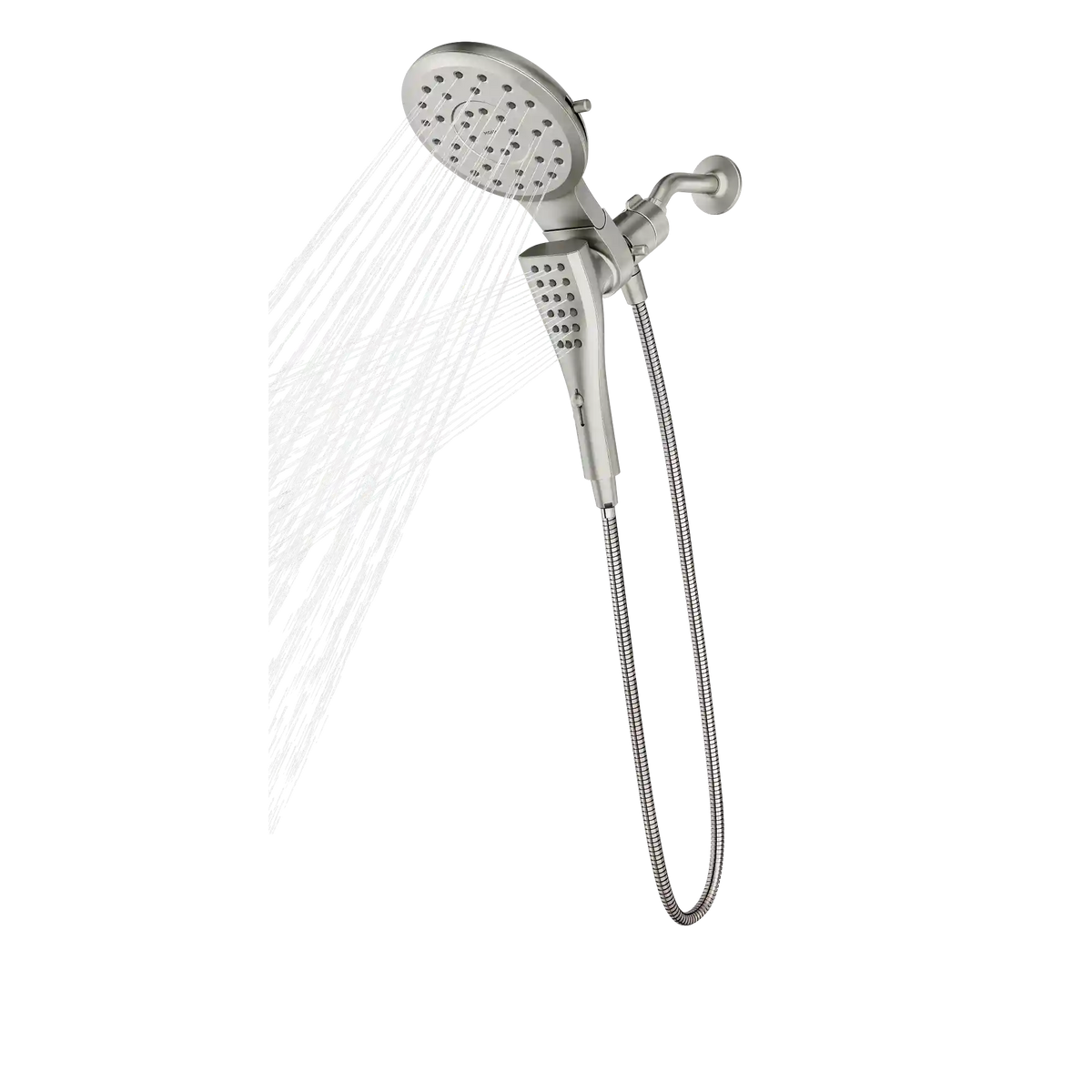 Verso 7" Round Dual Head Combination Shower with Infiniti Dial In