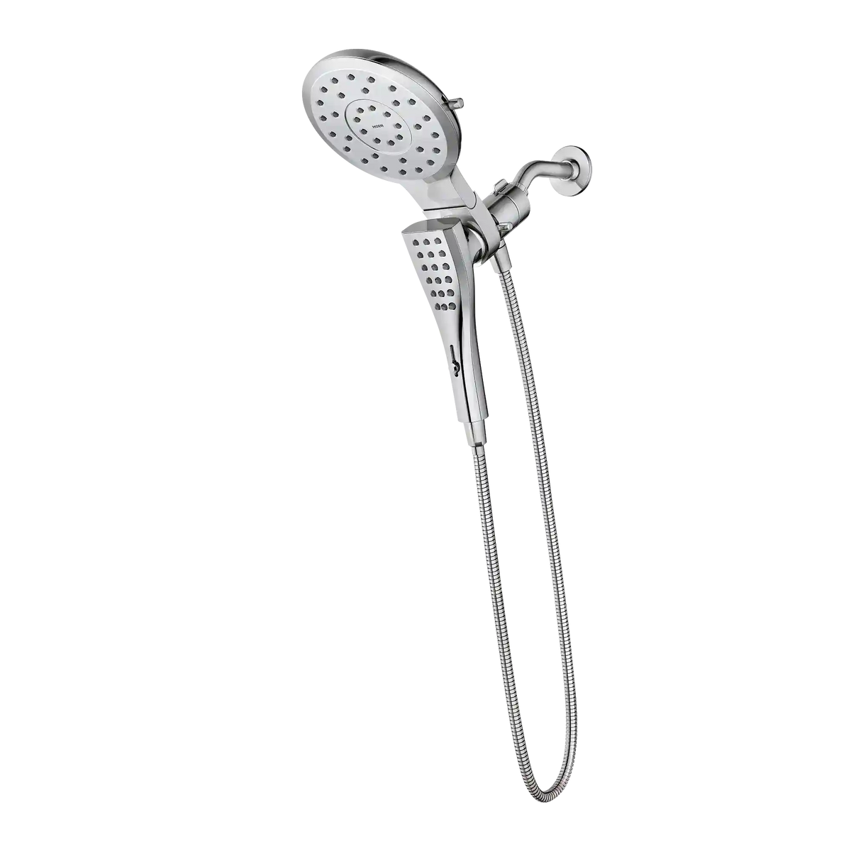Verso 7" Round Dual Head Combination Shower with Infiniti Dial In
