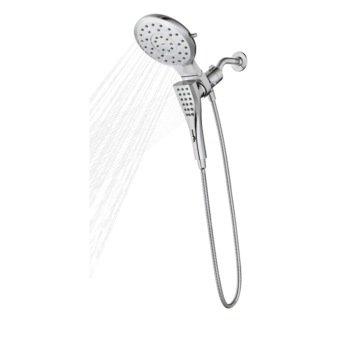 Verso 7" Round Dual Head Combination Shower with Infiniti Dial In