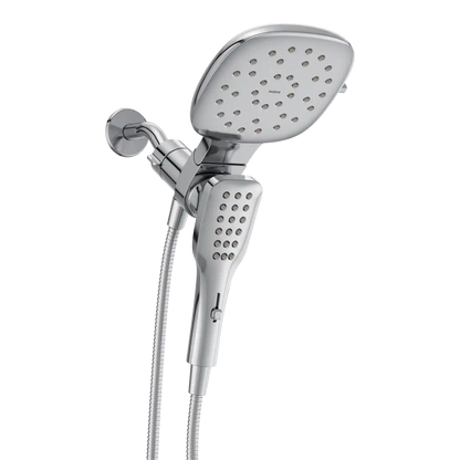 Verso 7" Square Dual Head Combination Shower with Infiniti Dial In