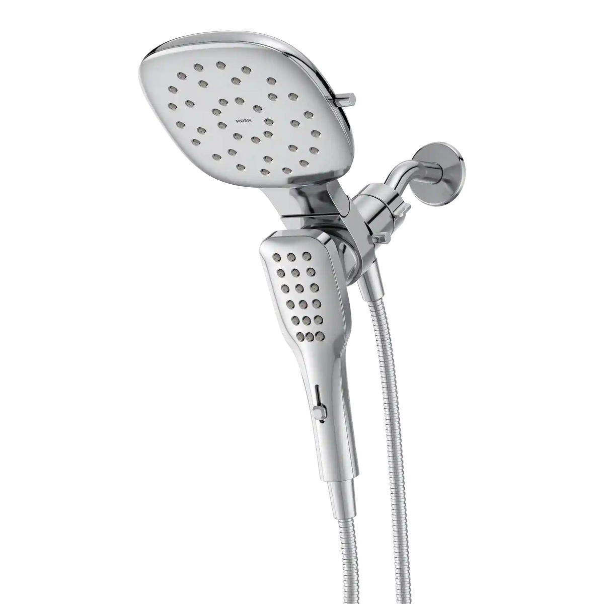 Verso 7" Eco-Performance Square Dual Head Combination Shower with Infiniti Dial In