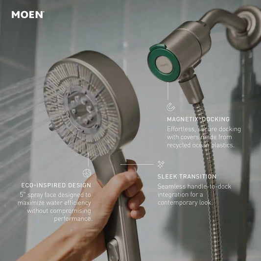 Moen Hot Water Saving with Magnetix Handheld Shower