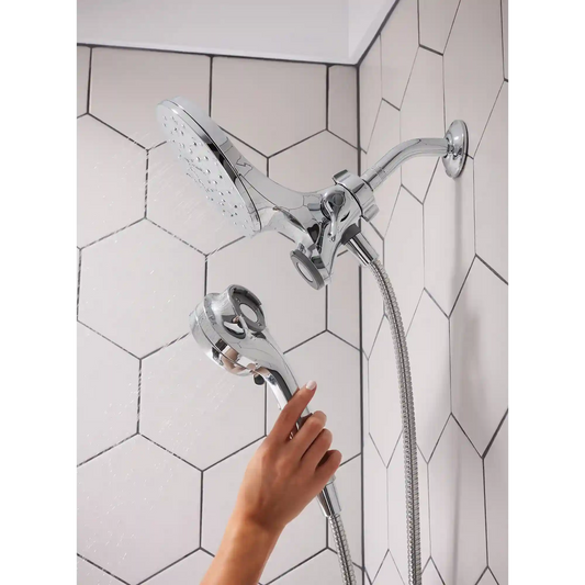 Engage Magnetix Chrome Six-Function Handshower and Rainshower Combo