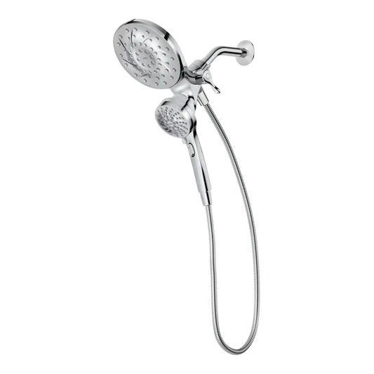 Engage Magnetix Chrome Six-Function Handshower and Rainshower Combo