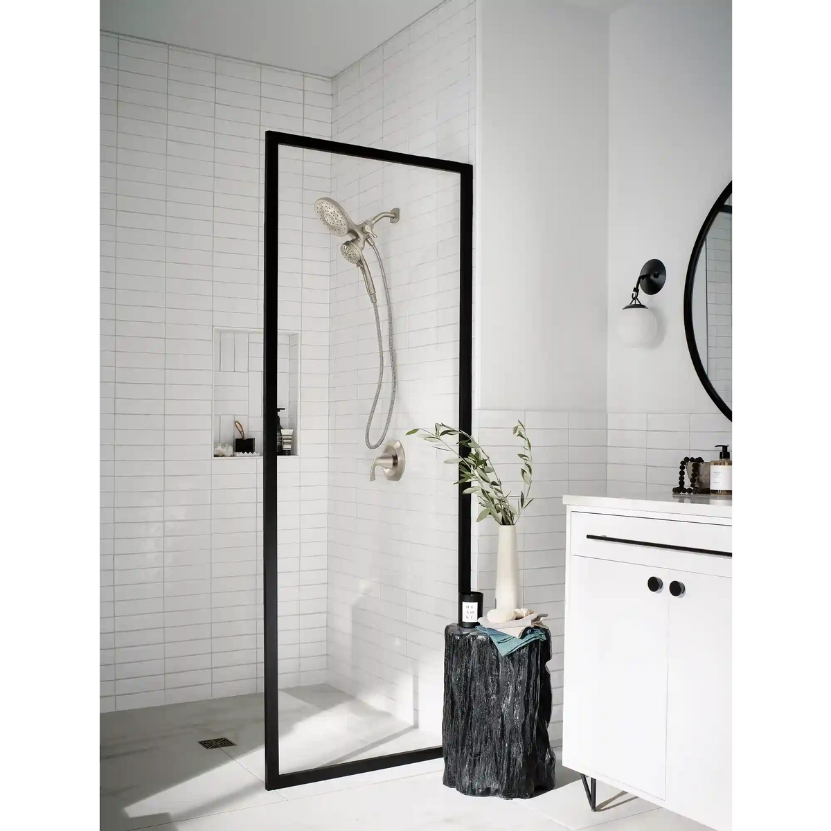 Engage Magnetix Chrome Six-Function Handshower and Rainshower Combo