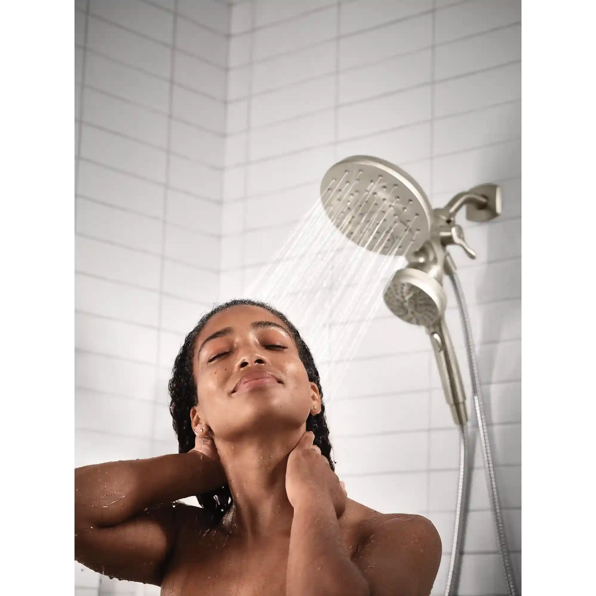 Engage Magnetix Chrome Six-Function Handshower and Rainshower Combo