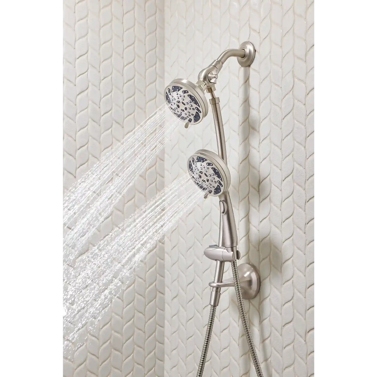 Renewal Five-Function 4 1/2" Diameter Standard Spray Head with Handheld Shower