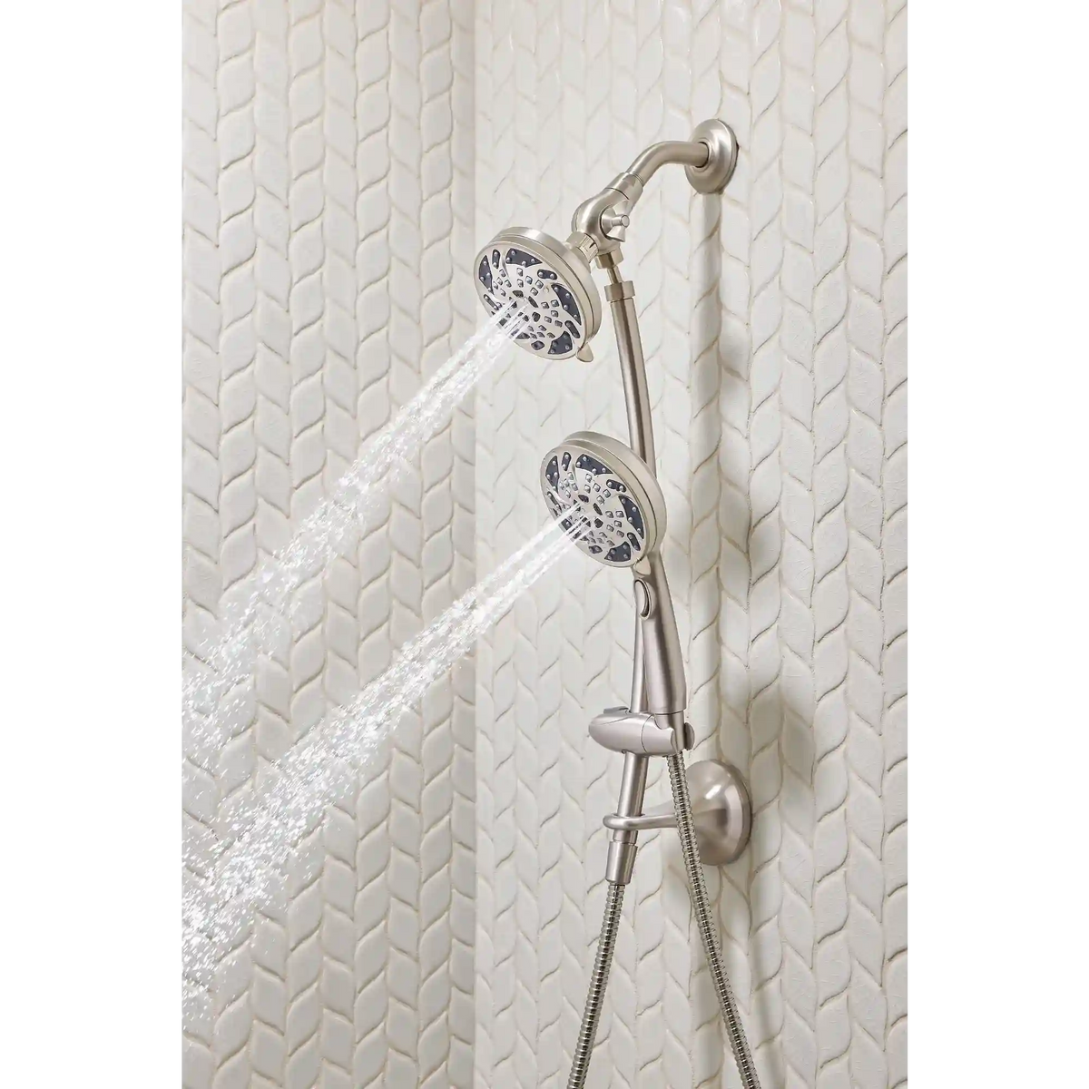 Renewal Five-Function 4 1/2" Diameter Standard Spray Head with Handheld Shower
