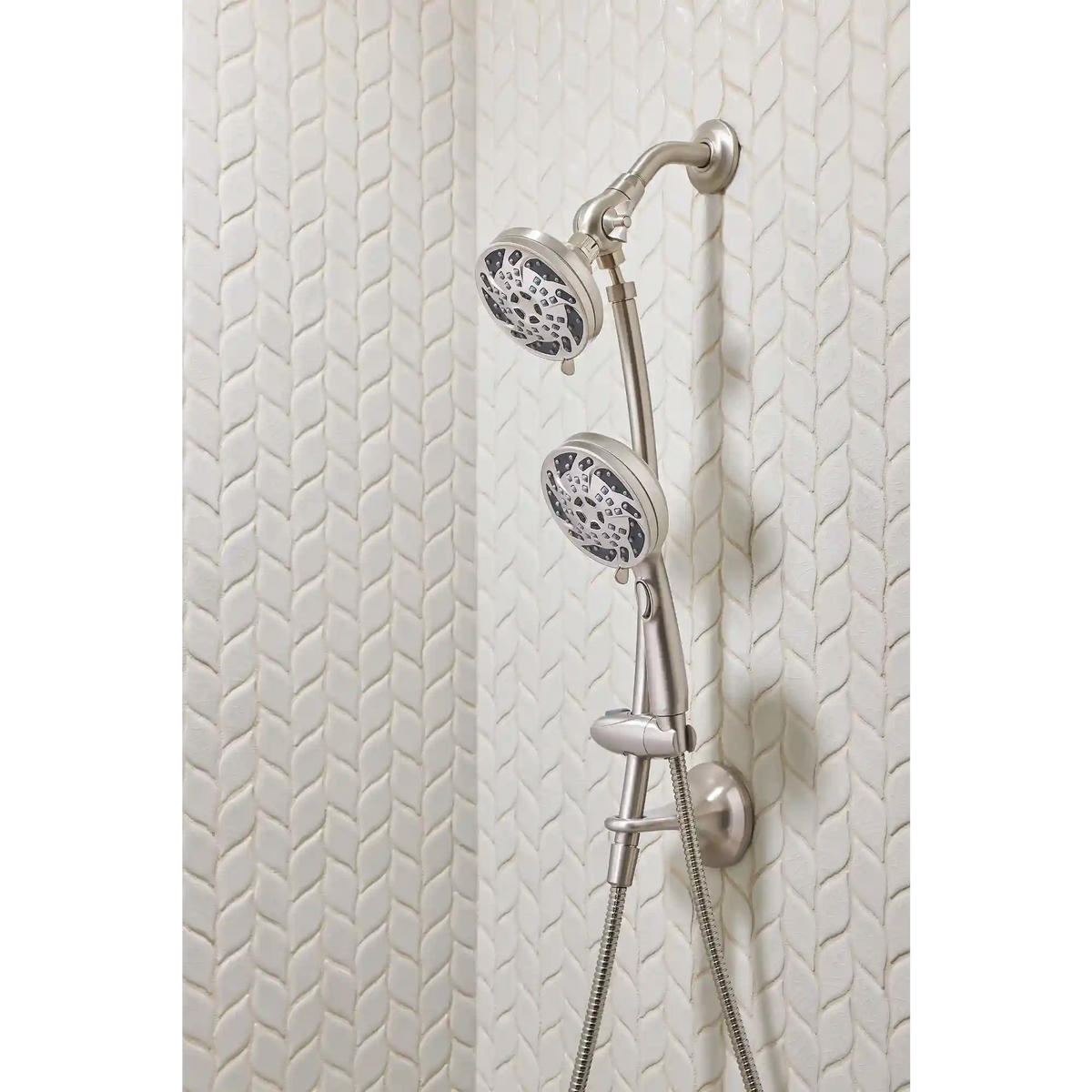 Renewal Five-Function 4 1/2" Diameter Standard Spray Head with Handheld Shower