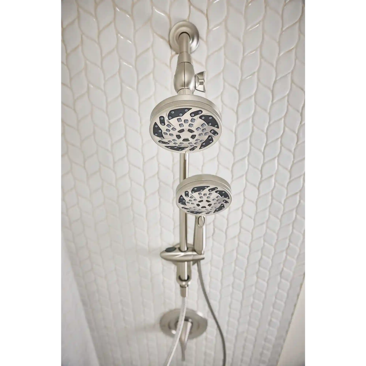 Renewal Five-Function 4 1/2" Diameter Standard Spray Head with Handheld Shower