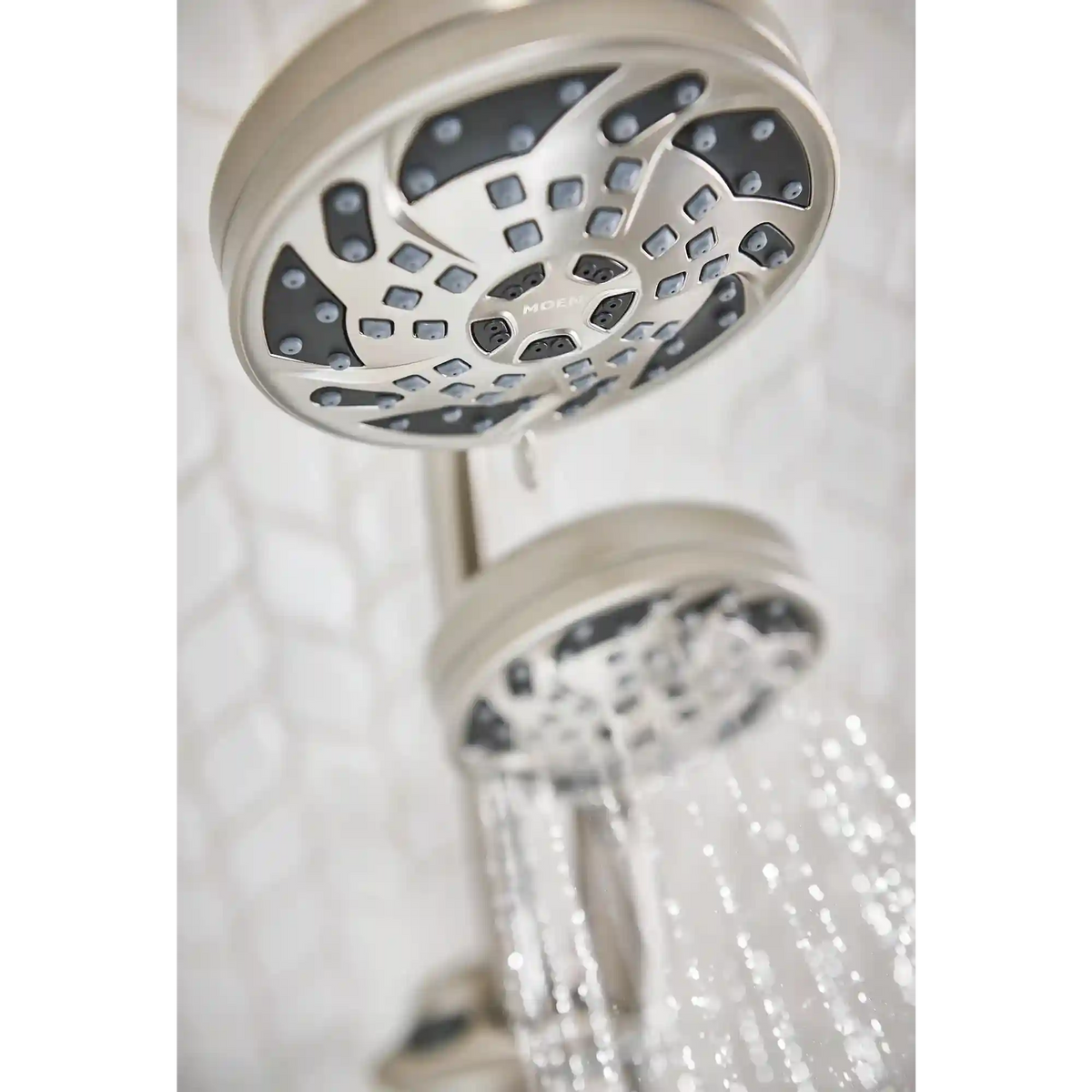 Renewal Five-Function 4 1/2" Diameter Standard Spray Head with Handheld Shower