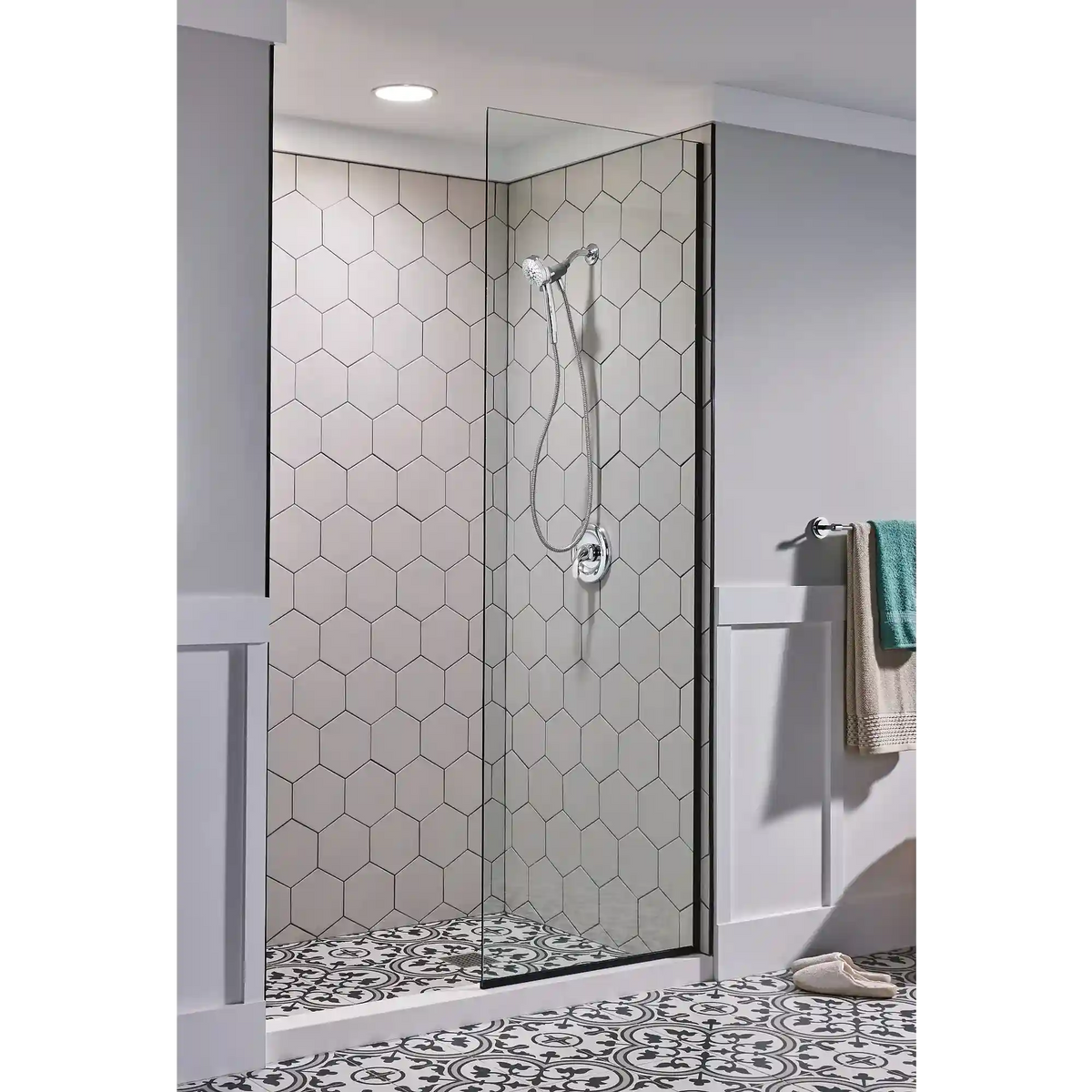 Engage Six-Function 3 1/2" Diameter Spray Head Handheld Shower