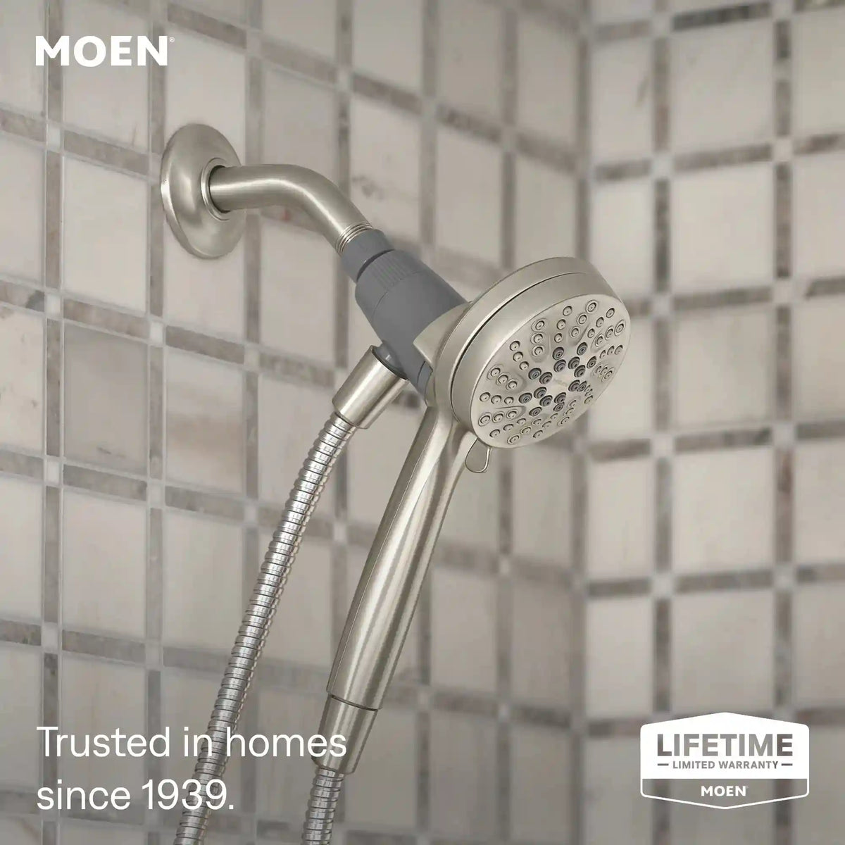 Engage Six-Function Eco-Performance 3 1/2" Diameter Spray Head Handheld Shower