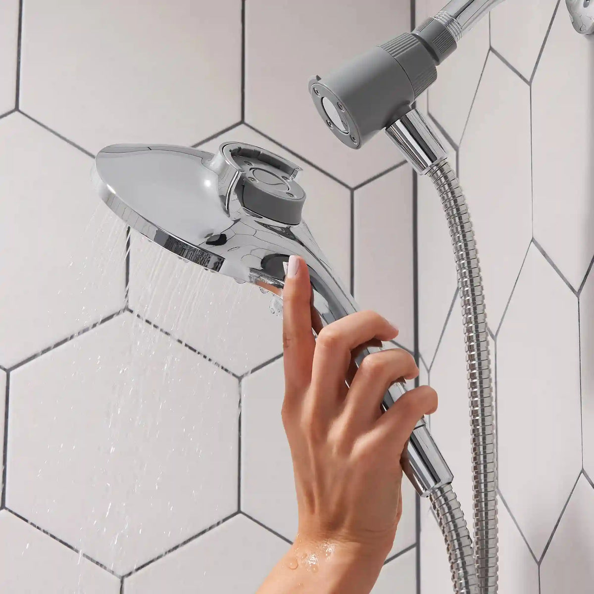 Engage Six-Function 5 1/2" Diameter Eco-Performance Spray Head Handheld Shower