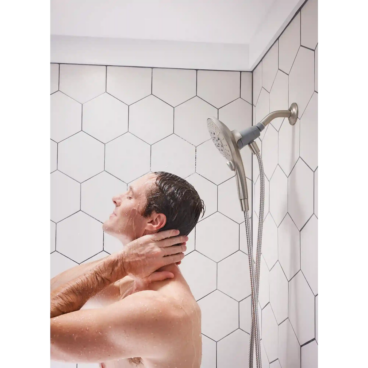 Engage Six-Function 5 1/2" Diameter Eco-Performance Spray Head Handheld Shower