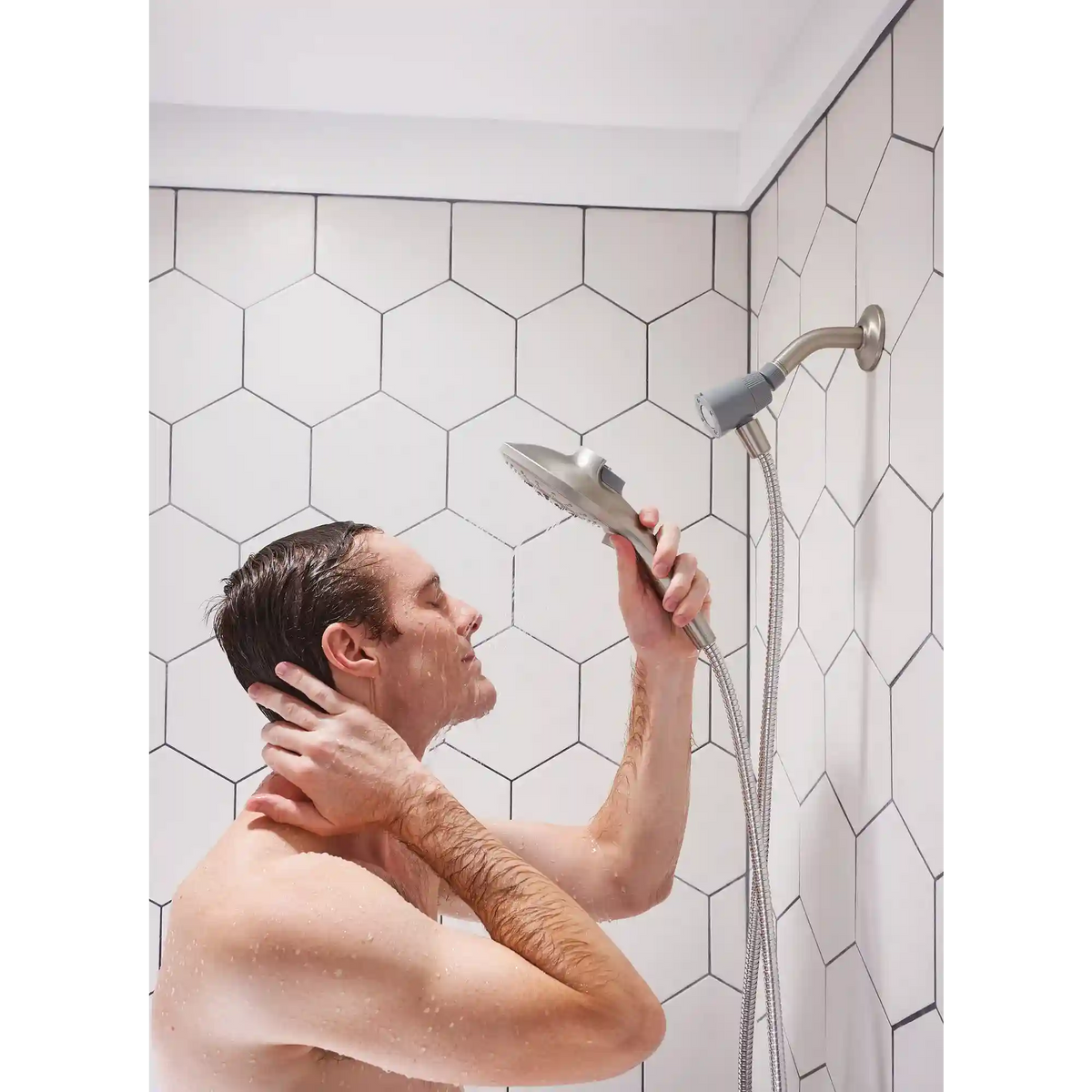 Engage Six-Function 5 1/2" Diameter Eco-Performance Spray Head Handheld Shower