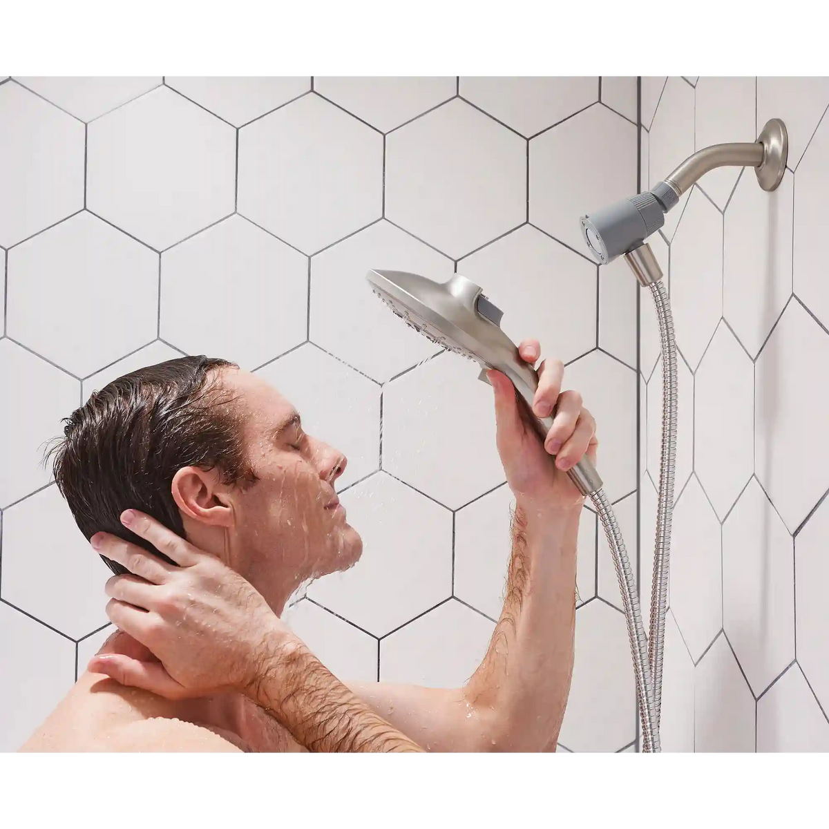 Attract Six-Function 5 1/2" Diameter Spray Head Handheld Shower