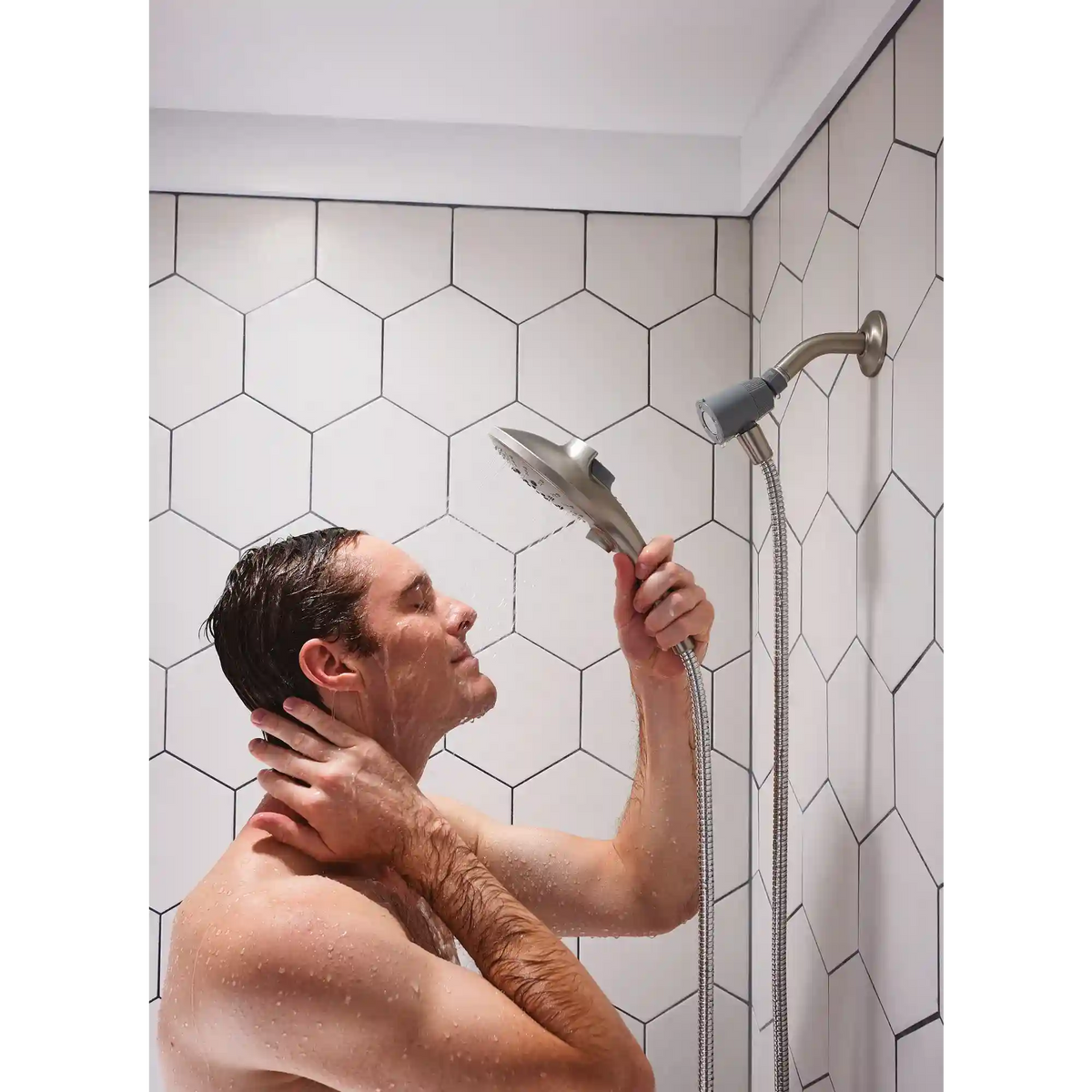 Attract Six-Function 5 1/2" Diameter Spray Head Handheld Shower