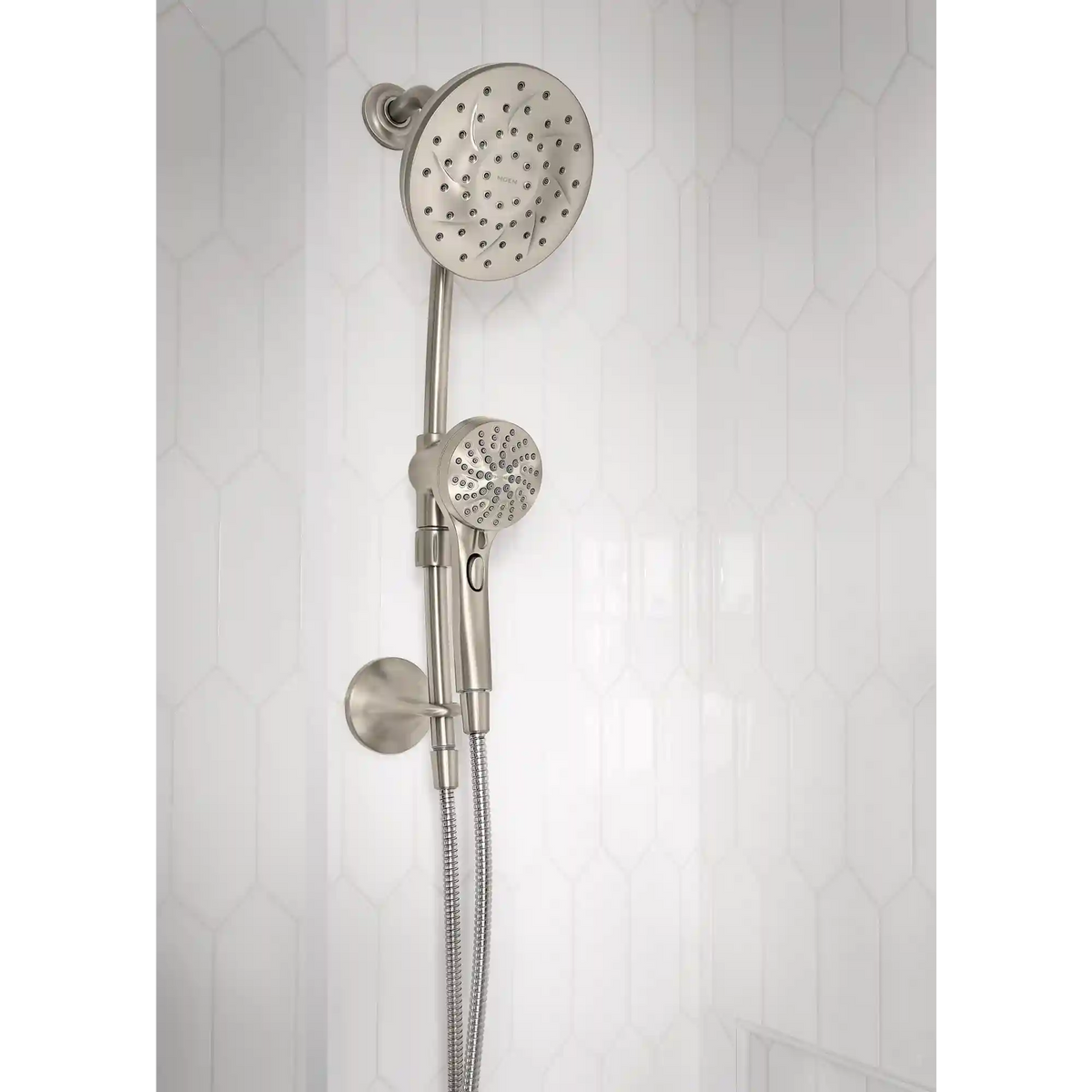 Engage Six-Function 6-1/2" Diameter Spray Head Standard with Handshower