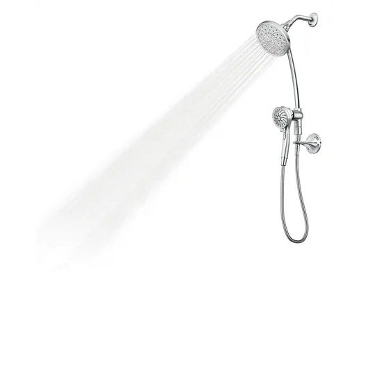 Attract Six-Function 3.75" Diameter Spray Head Standard with Handshower