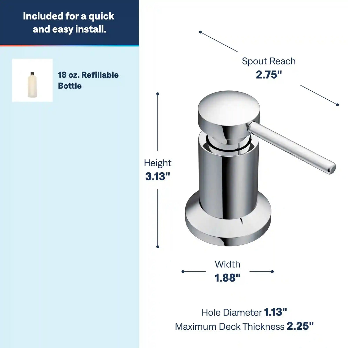 Moen Soap Dispenser Soap/Lotion Dispensers