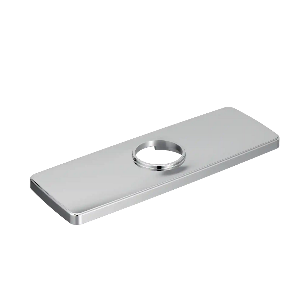 Slate Chrome one-handle low-profile bathroom faucet