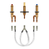 M-Pact Two Handle Roman Tub Valve 10" Center 1/2" Crimp Ring Pex Cold Expansion Pex Connection
